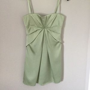 NEW!! BCBGMAXAZRIA Light Green Strapless dress
